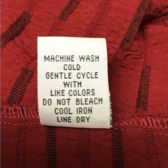 Habitat Women’s Oversize Long Sleeve Scoop Neck Texture Tunic, Red, size M - Picture 7 of 7